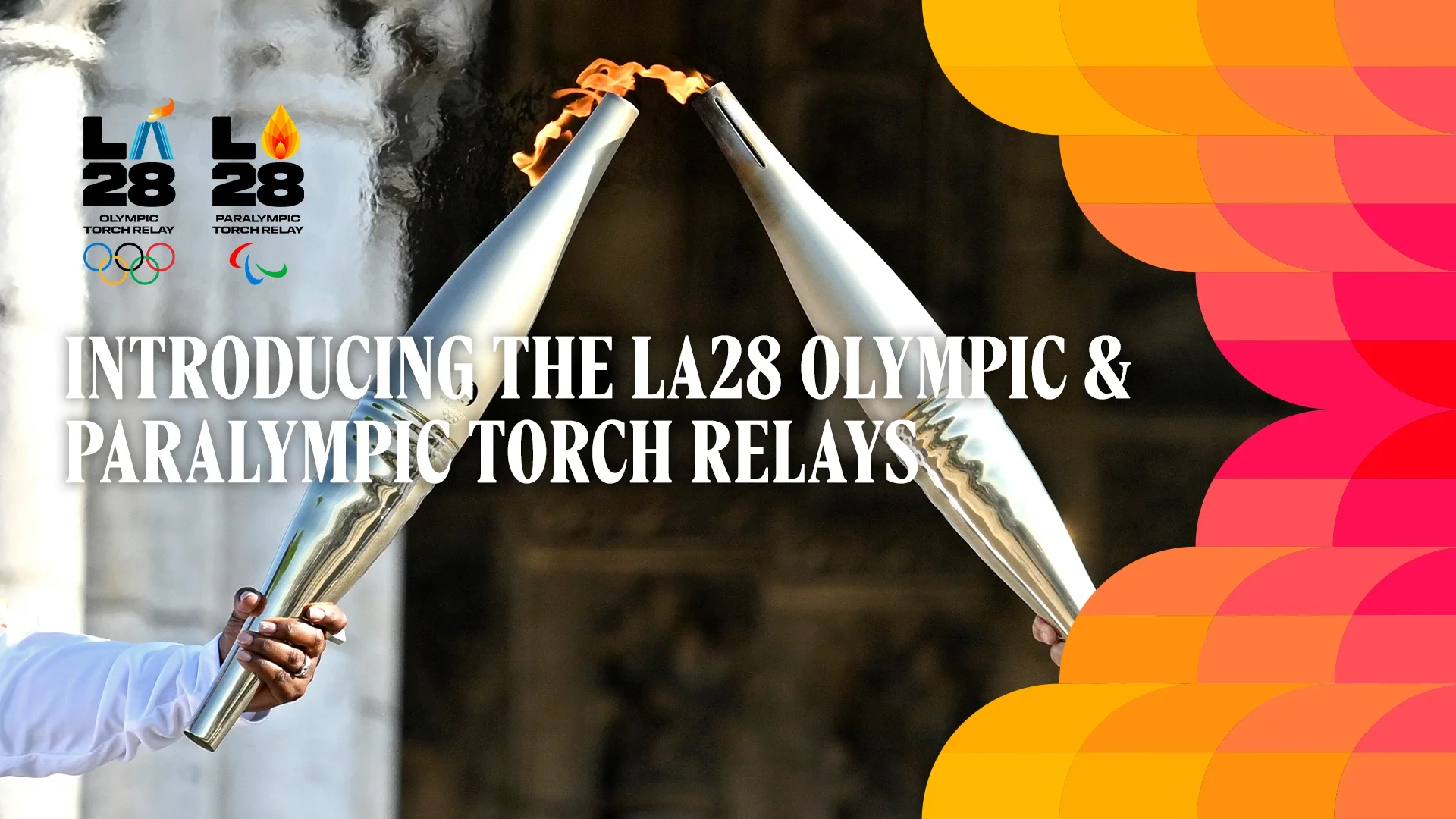 Thumbnail image for the LA28 Torch Relay Hype Video