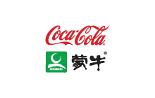 Coca Cola and Mengniu logo