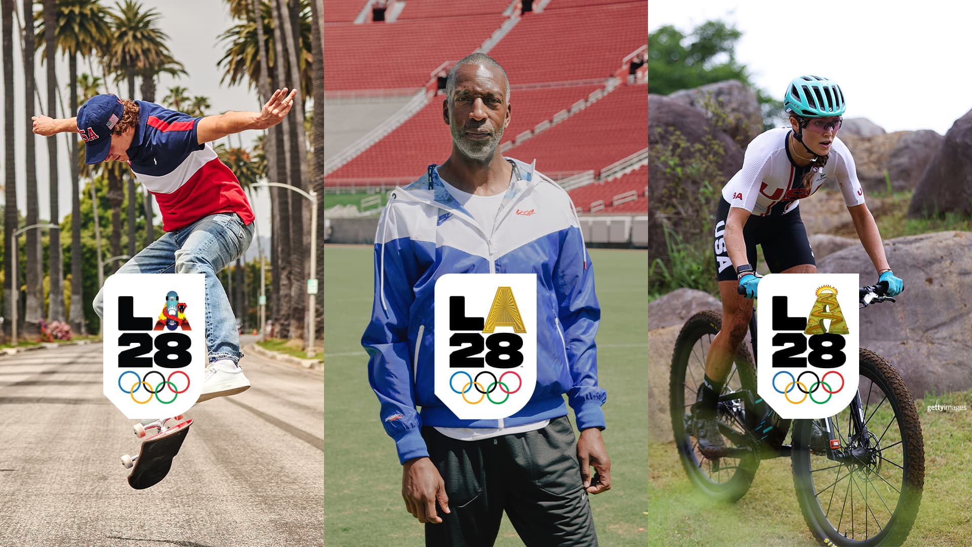 LA28 Reveals New Emblem Designs From Olympians