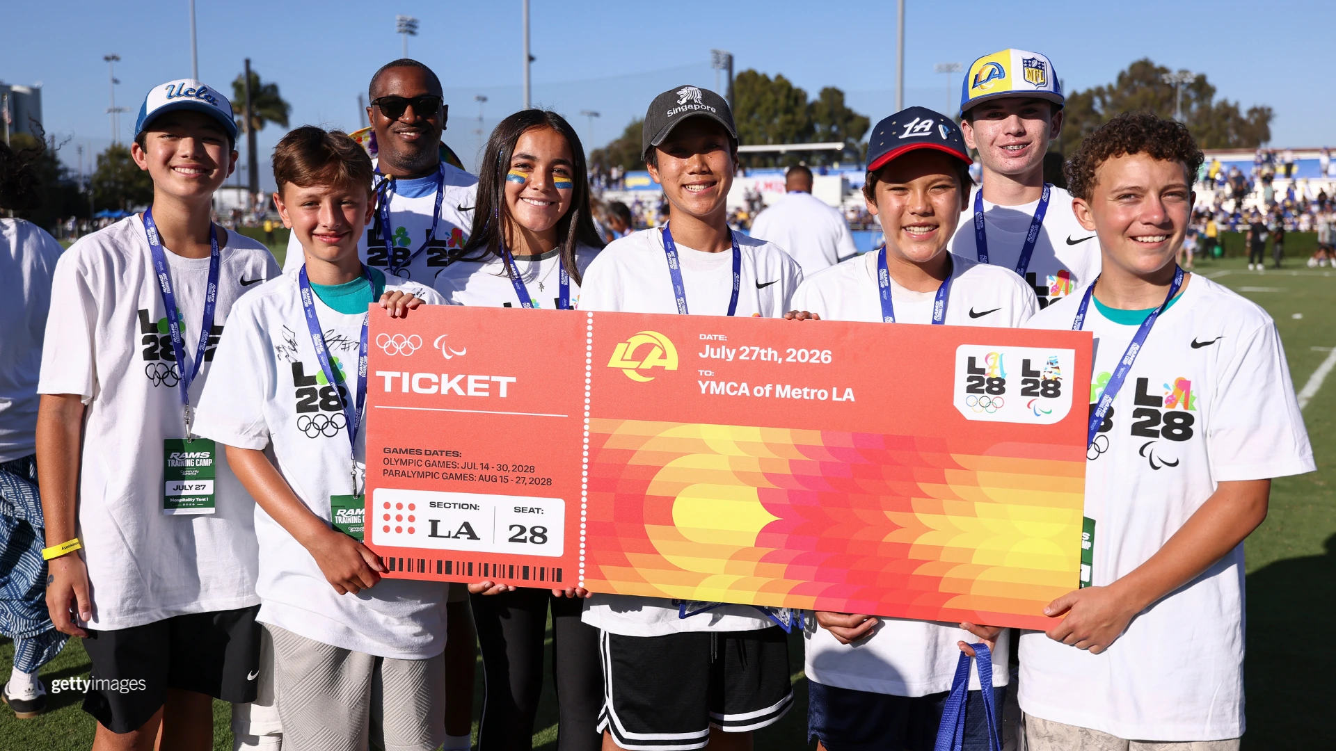 Los Angeles Rams Successfully Deliver 1,000 Tickets to Local Organizations in LA28 Community Ticket Program image