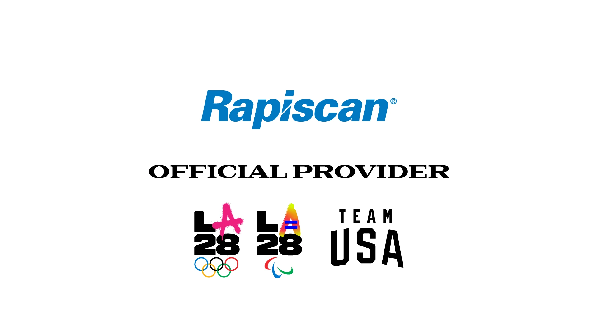 Rapiscan Named Official Physical Screening and Security Technology Hardware/Software Solutions Provider of the LA28 Olympic and Paralympic Games and Supporter of Team USA  image