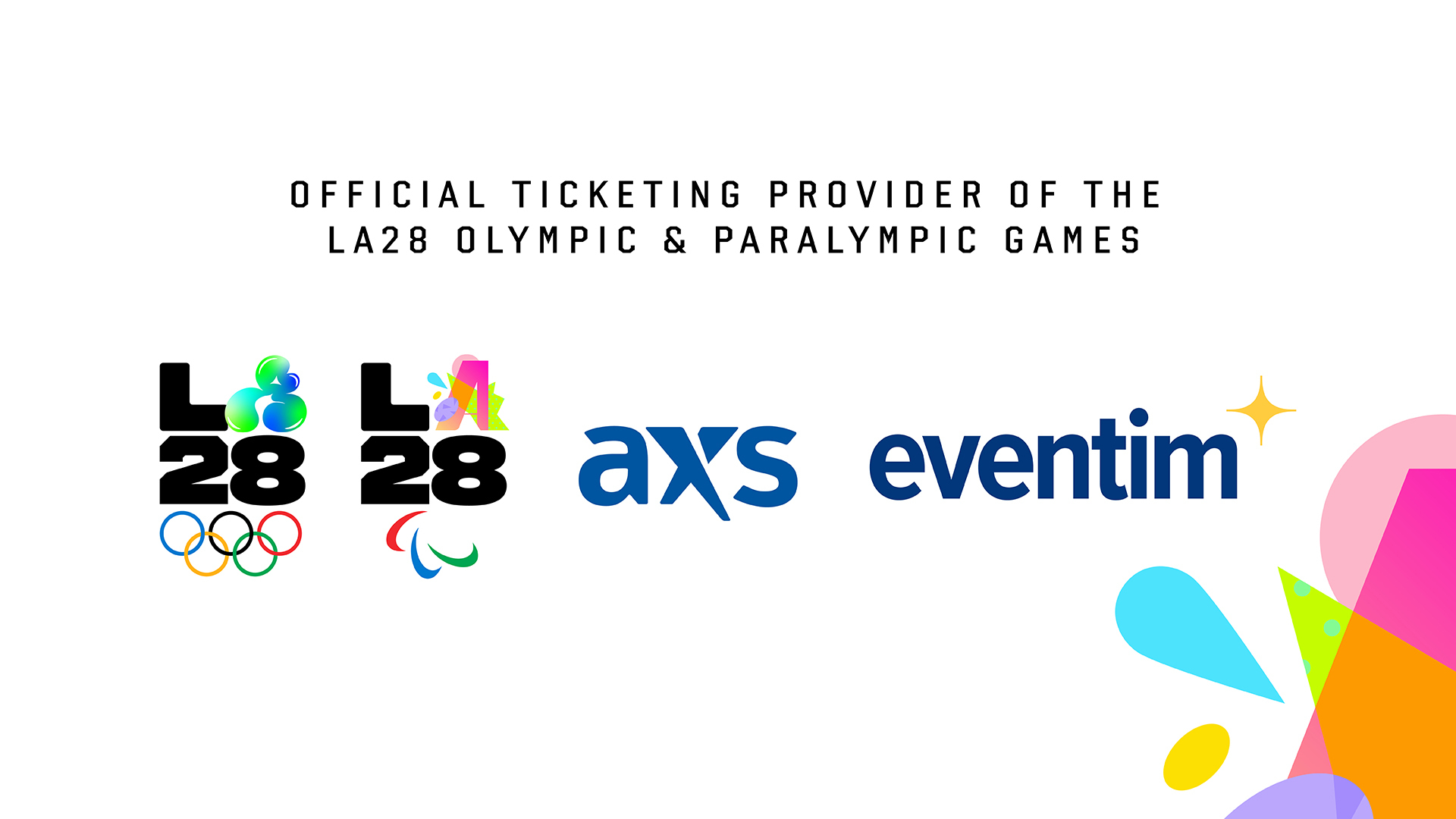 AXS and CTS EVENTIM Form Partnership to Provide Ticketing Services for the Los Angeles 2028 Olympic and Paralympic Games image